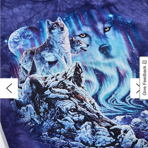 The Mountain Wolf Collage Tie-Dye Tee - Picture 2 of 4
